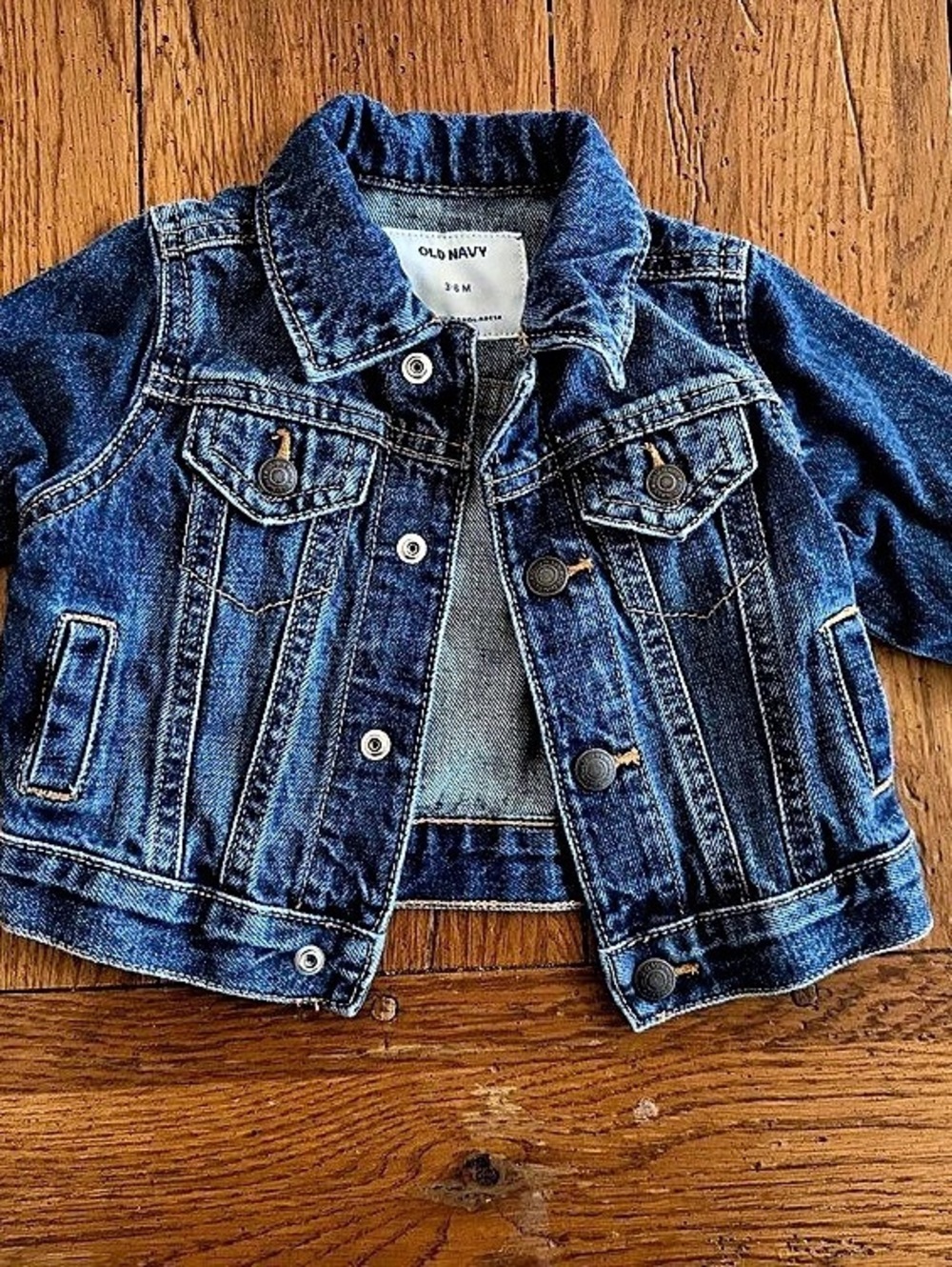 Old Navy Unisex Light-Wash Jean Jacket for Baby 3-6M